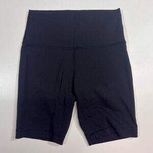 Lululemon Wunder Train High Rise Biker Bike Shorts 8" Women’s Size 6 Black